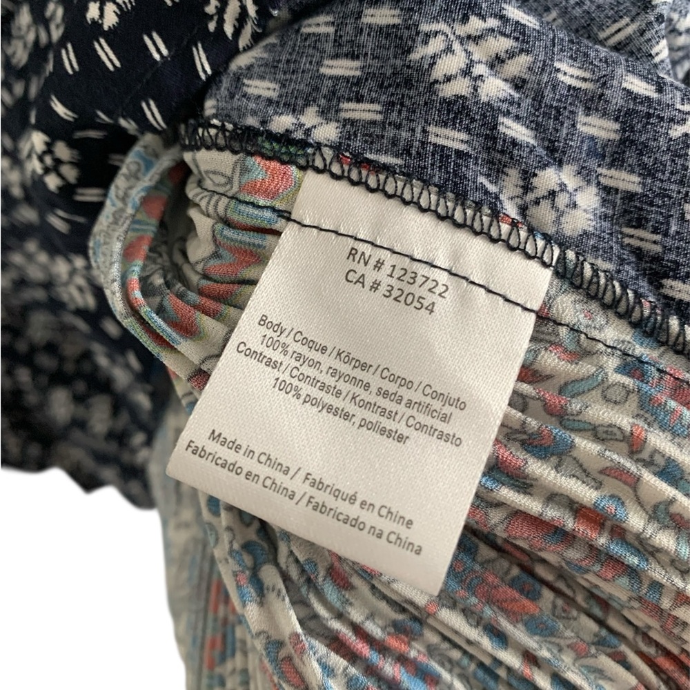 Anthropologie One September Navy Floral Tank - New - Picture 6 of 6